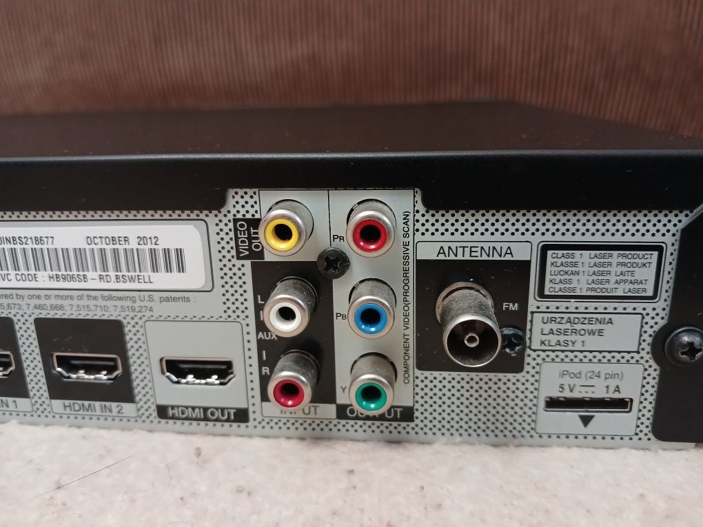 BluRay, DVD-плеер LG-HX906SBN