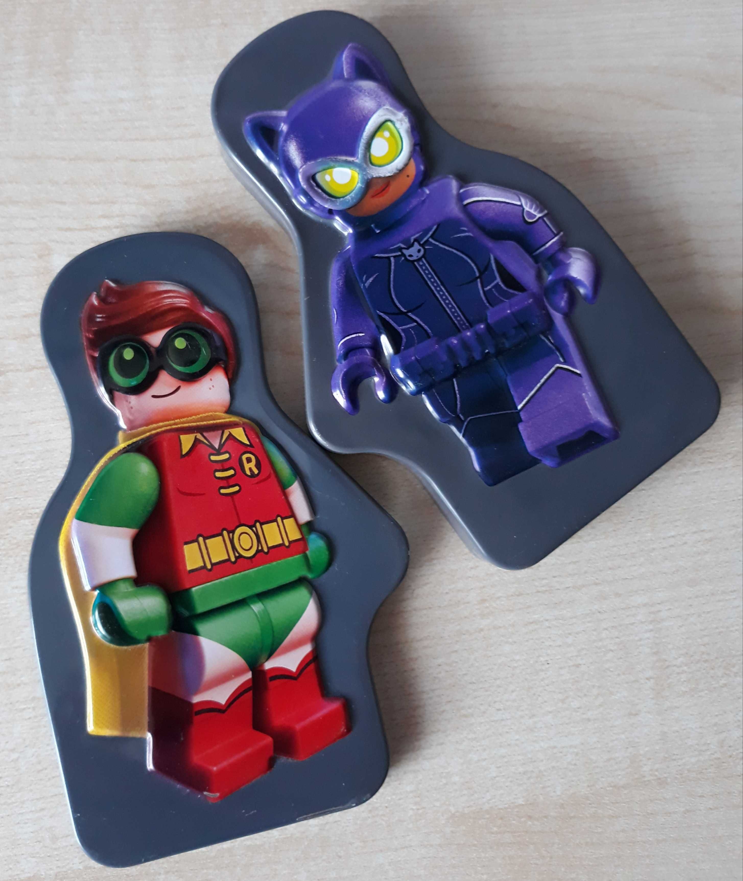 DC Comics Lego McD's Metalowe pudełko Batman Robin / Kobieta Kot 12cm