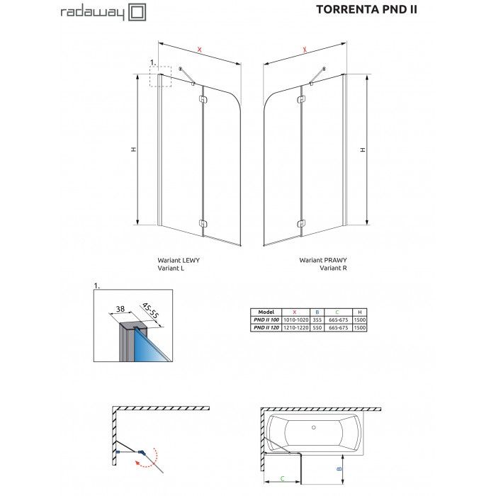 Шторка для ванны torrento pn 201202-105 nr