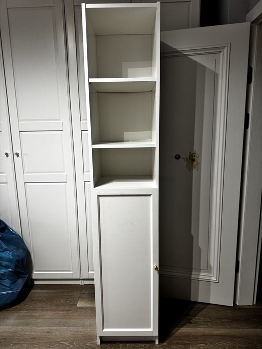IKEA BILLY Regał z drzwiami biały 40x30x202