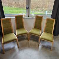4 krzesła markowe KLOSE - STAN IDEALNY - zielone