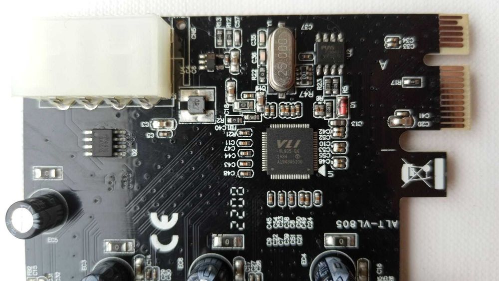 4 порта USB 3.0 5.0 GBps PCI-E плата расширения для ПК (USB3.0-4-PCIE)