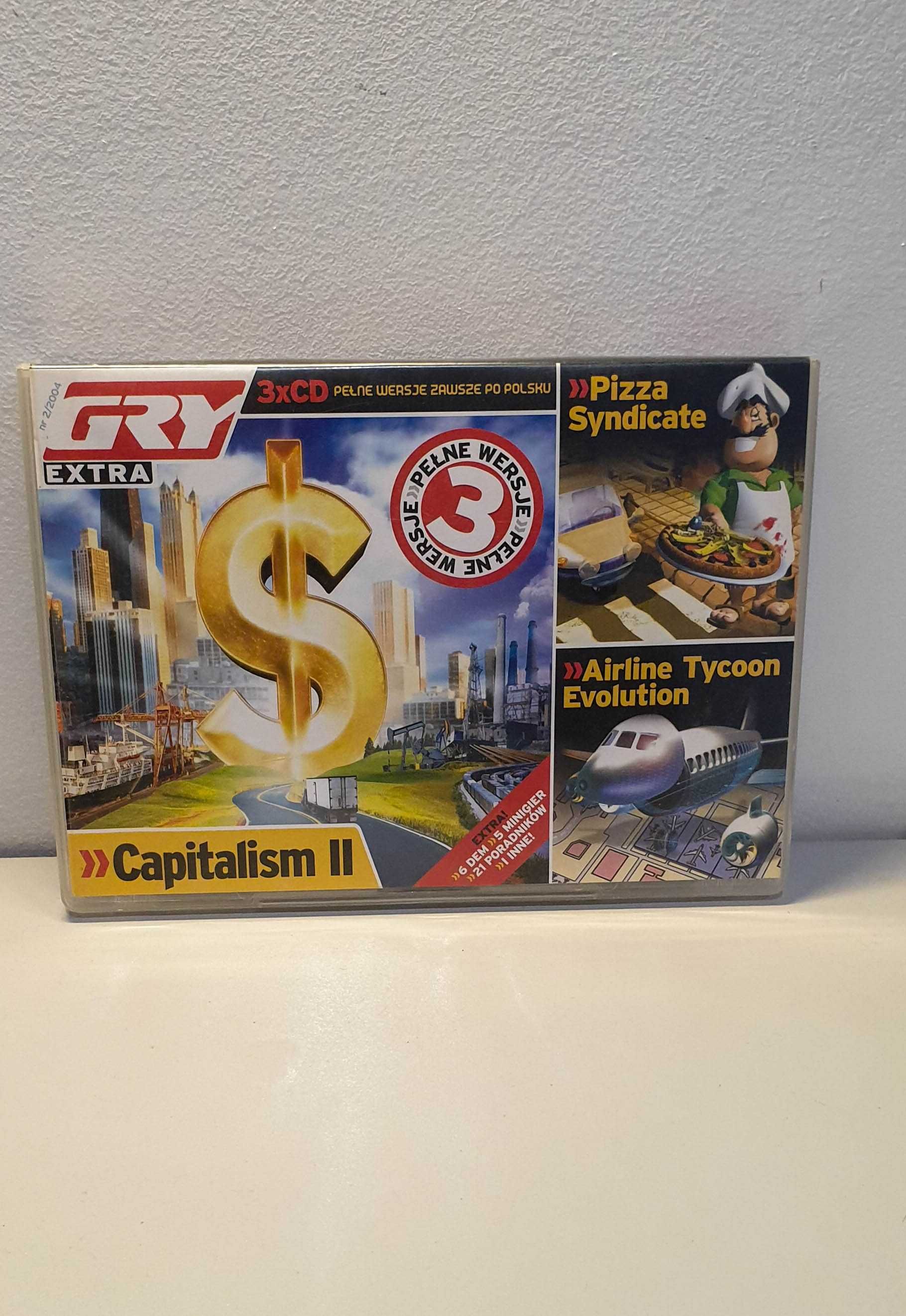 Gry Pc Capitalism II Pizza Syndicate Airline Tycoon Evolution Wyd. PL