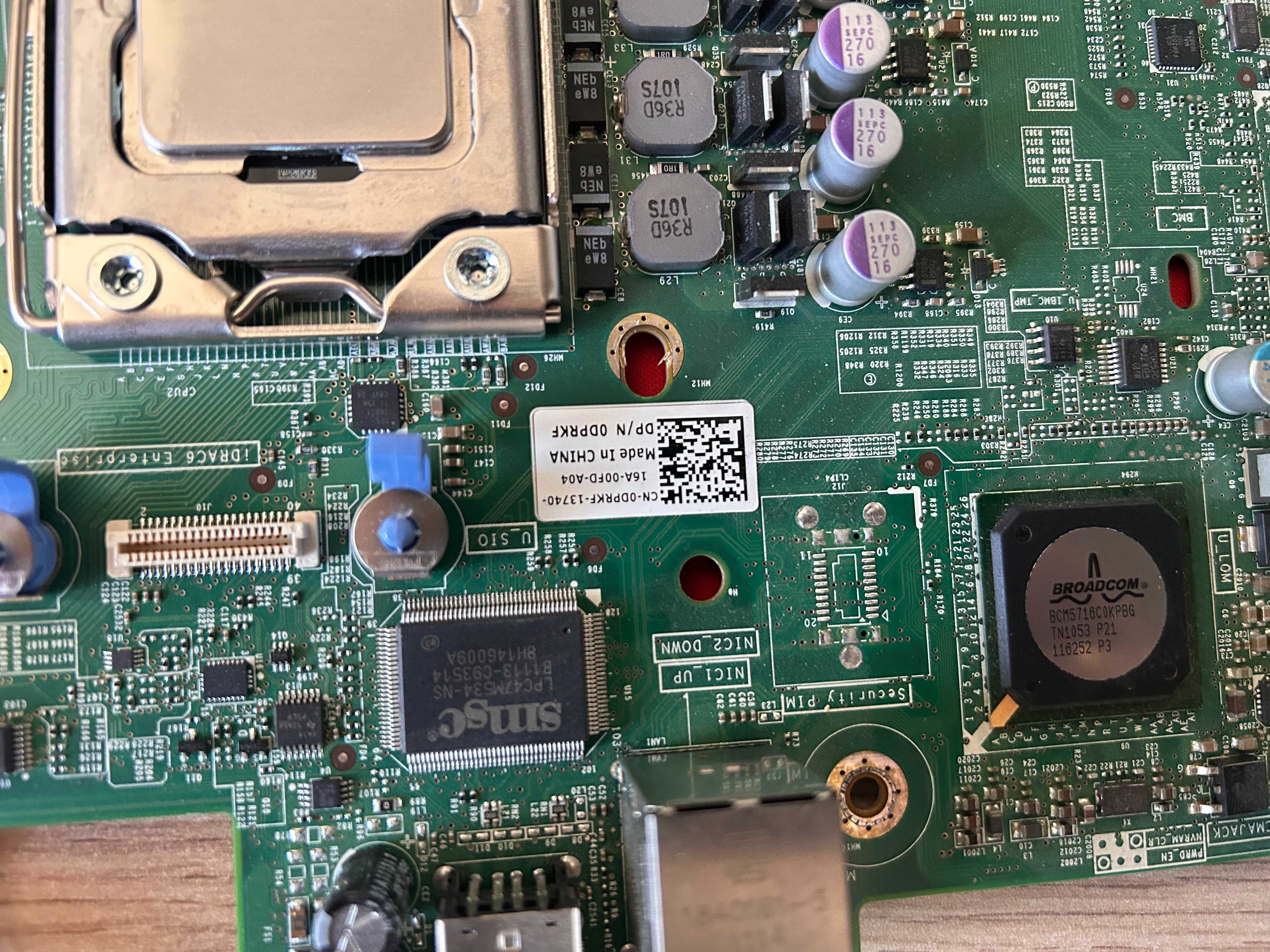 Płyta główna DPRKF do Dell poweredge R510