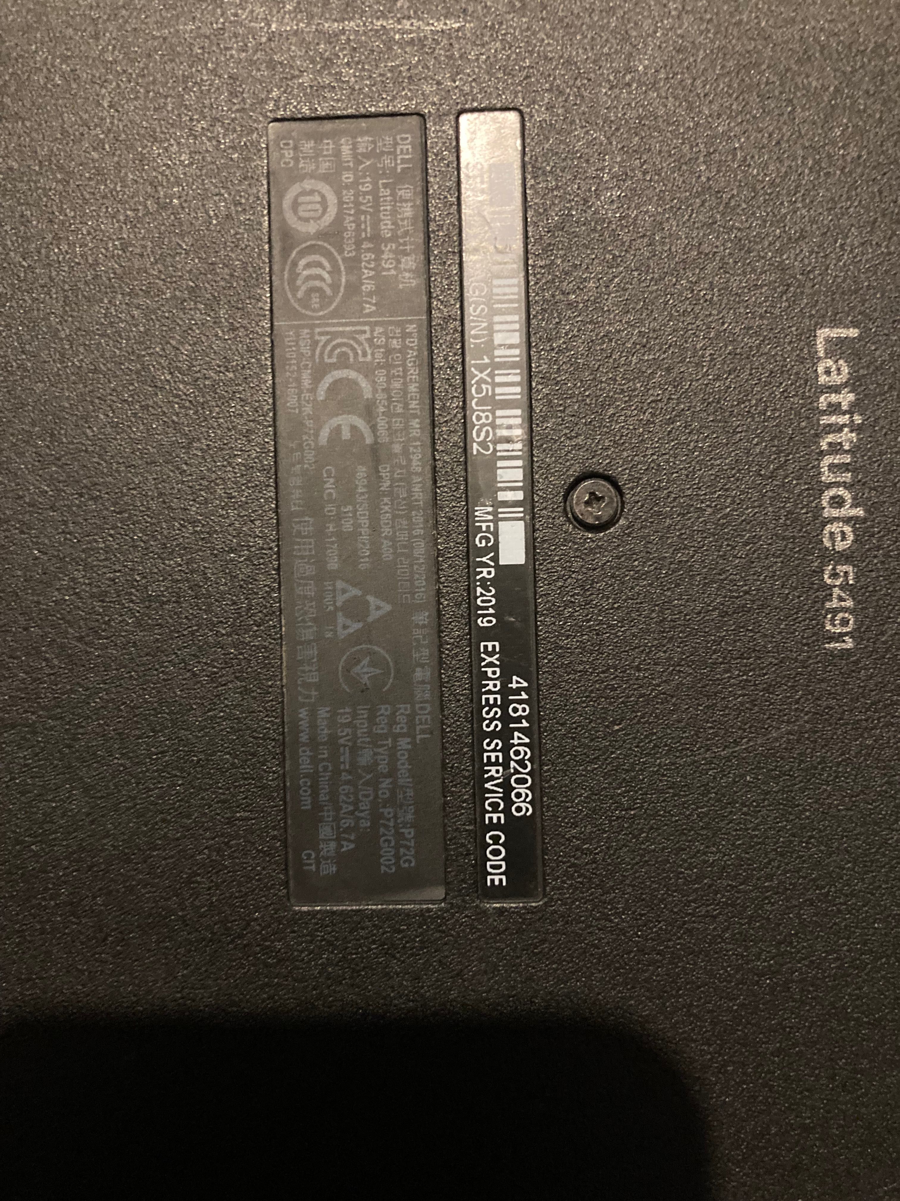 Dell latitude 5491
