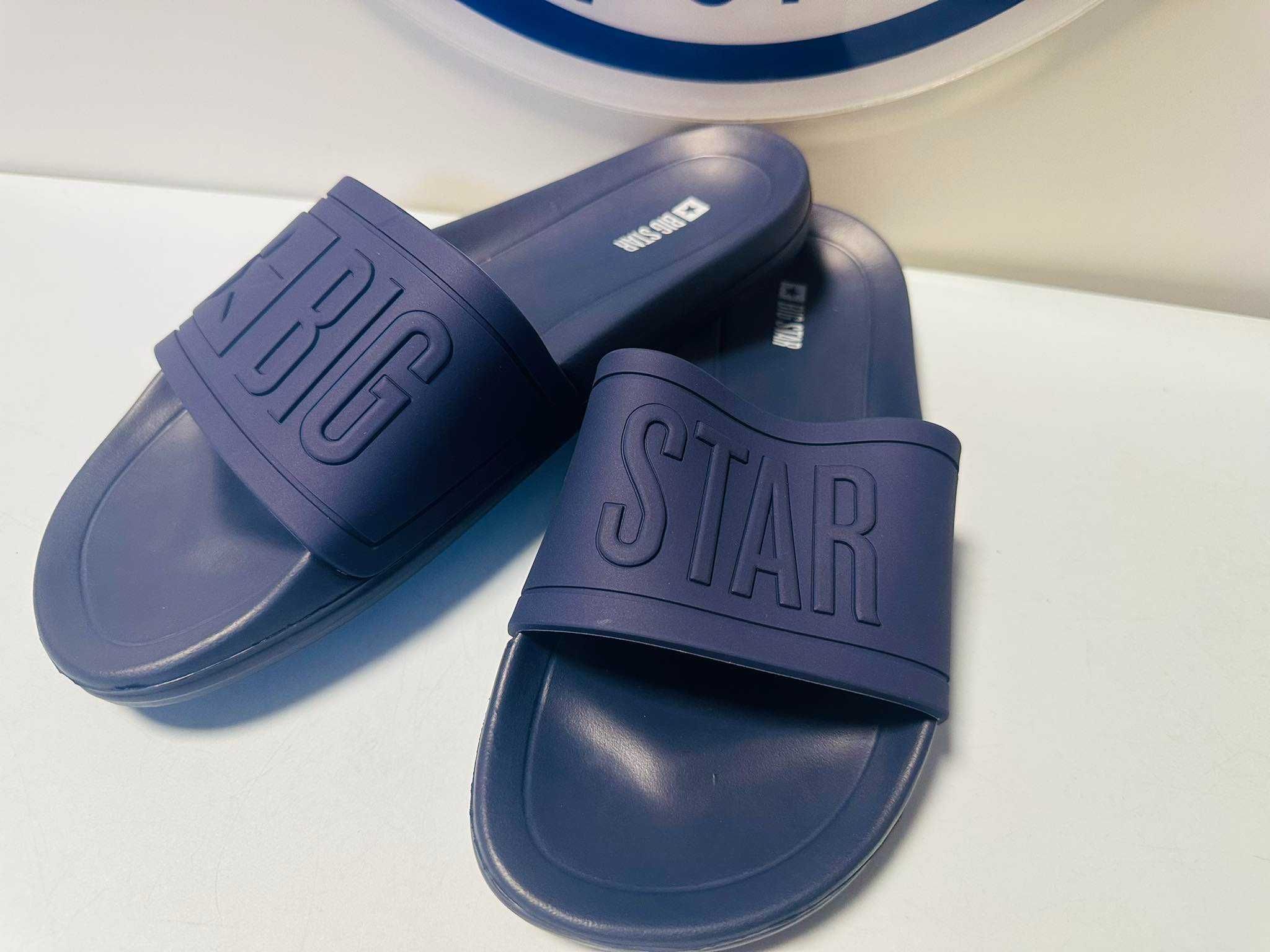 Męskie klapki plażowe basenowe Big Star   43  DD174688