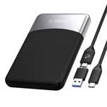 Zewnętrzny dysk SSD 512 GB z kablem USB C 2 w 1
