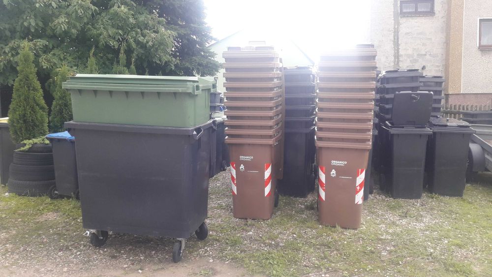 Kosze na śmieci-KOLOR segregacja- 240,140,120, L pojemnik , kubeł.