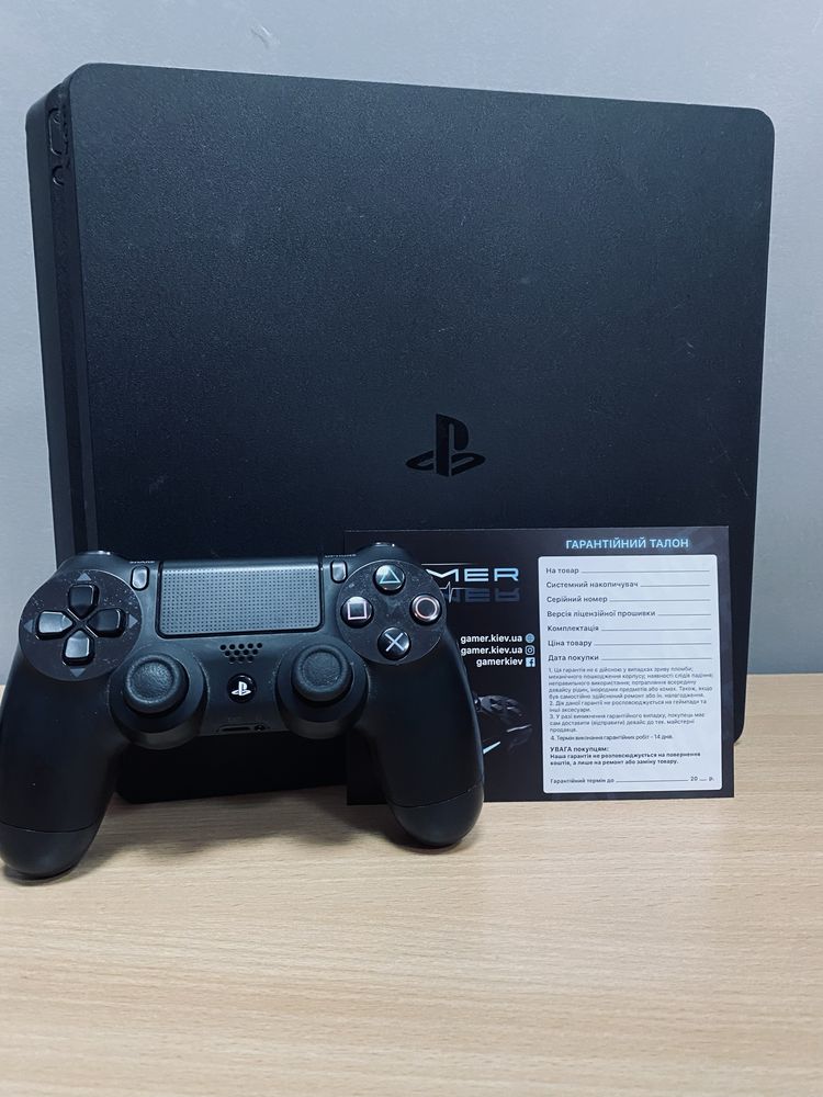 Без передоплати Playstation 4 slim 500 гб, 9.0 з іграми