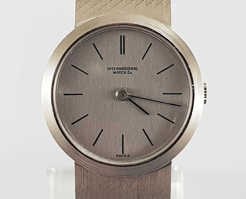 Złoty zegarek IWC SHAFFHAUSEN próby 750 z 1971 roku