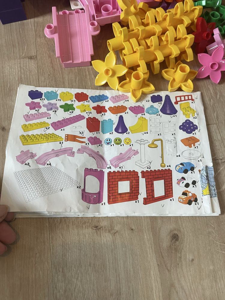 Klocki kompatybilne z lego duplo3+ zamek