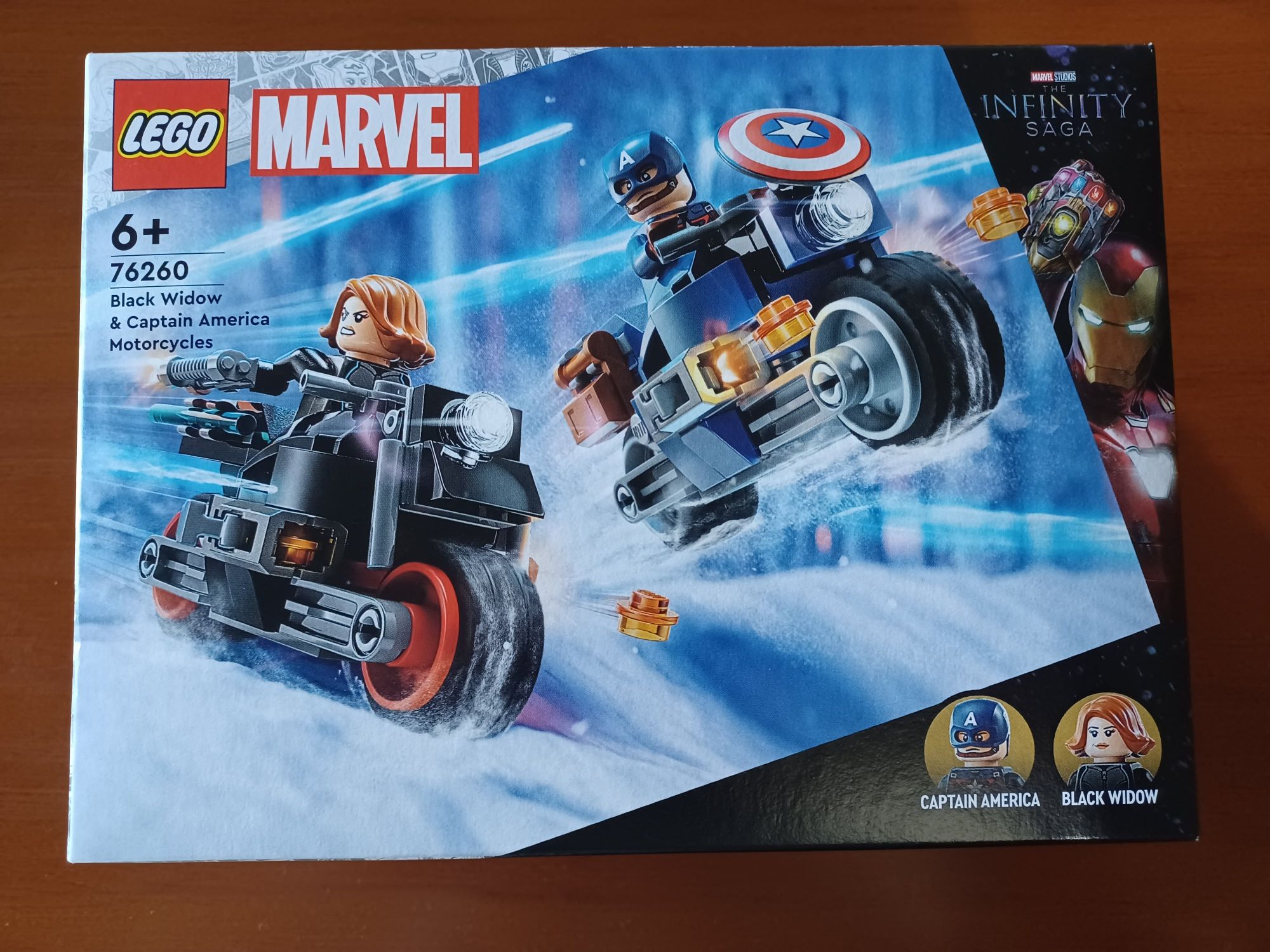 Lego Marvel "Black Widow & Captain America Motocycles" 76260