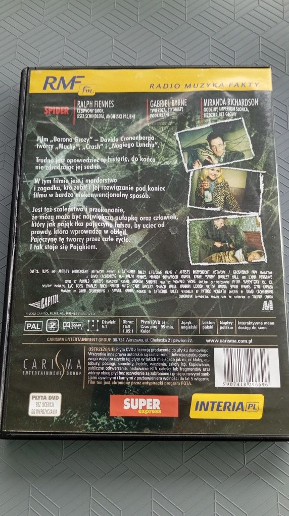 DVD / thriller / Pająk