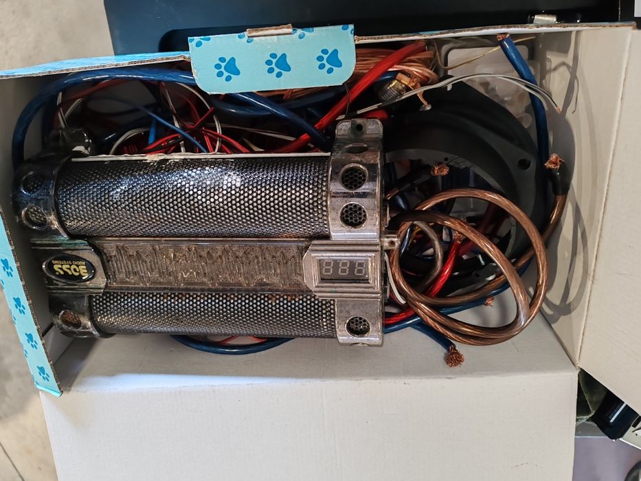 Sistema de som amplificador radio coluna