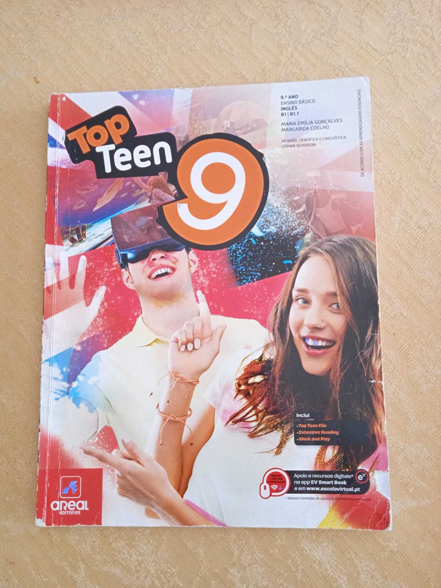 Manual Top Teen 9 - Inglês - 9.º Ano Escolar