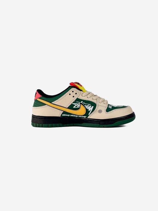 Чоловічі кросівки Nike SB Dunk Low x Stussy BMW кольорові NK704 ТОП