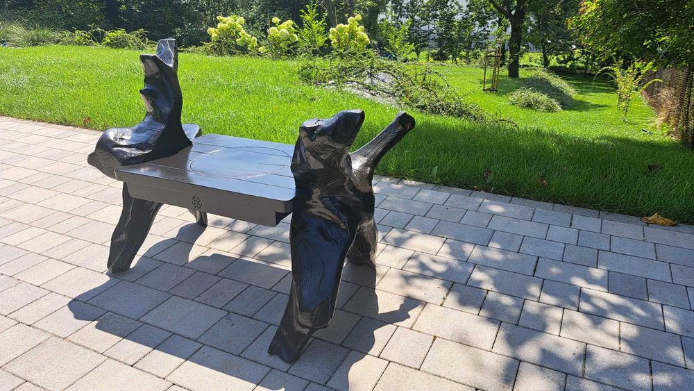 stylizowane meble tarasowe lub do salonu