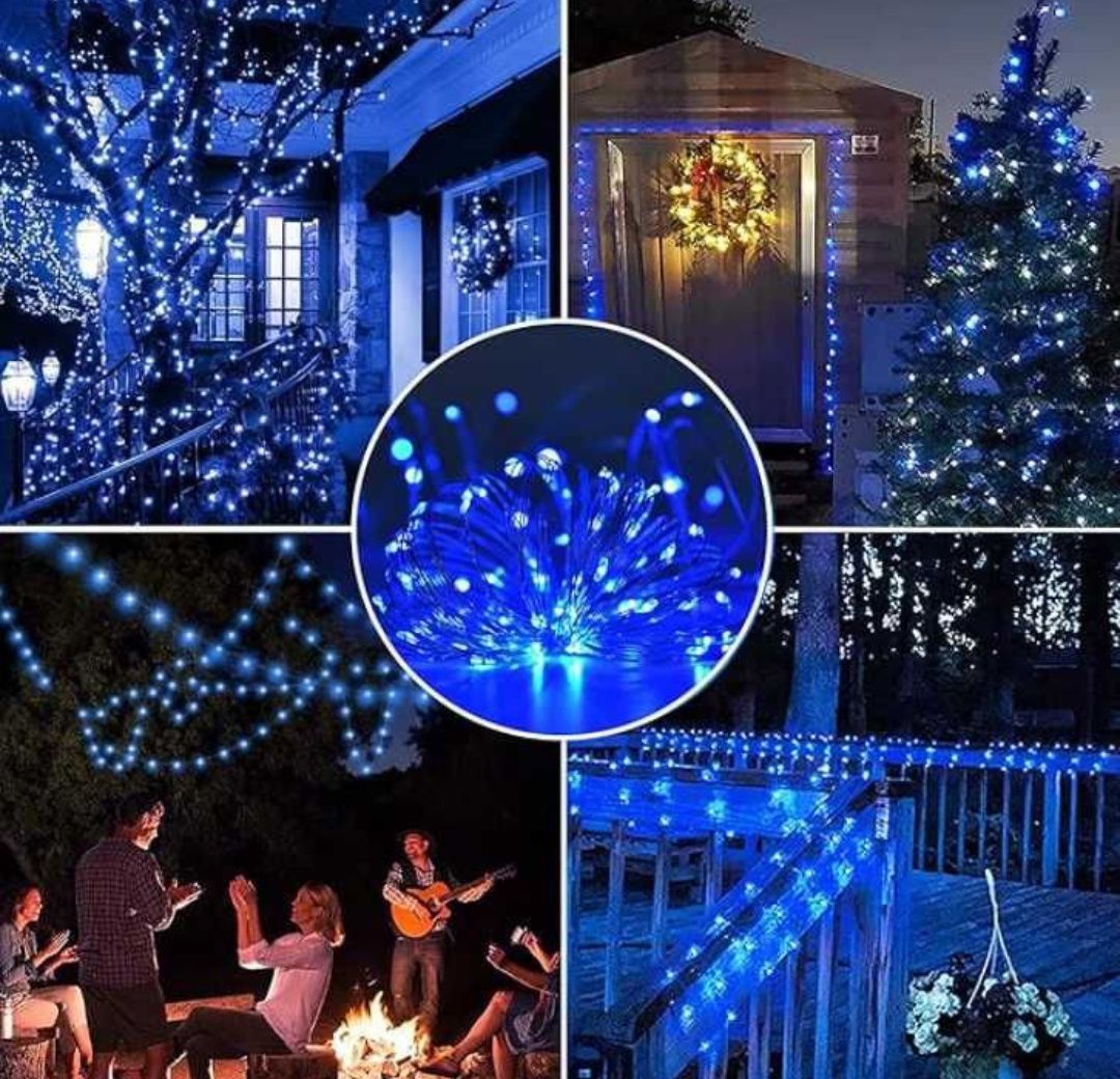 Oświetlenie zewnętrzna girlanda świetlna SL-LED-120-TXD 2szt