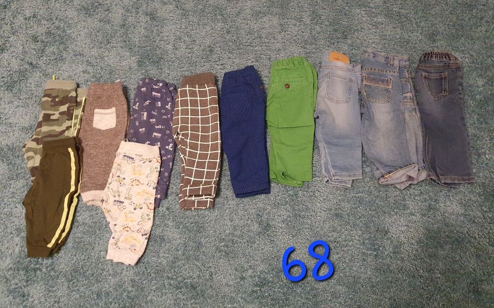 Spodnie chłopięce 68