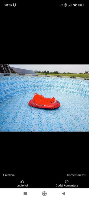 basen ogrodowy duży 5 m wysoki 1,22 cm