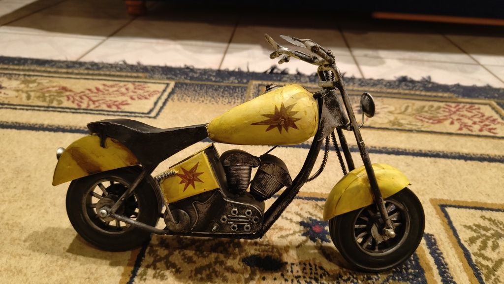 Model motor chopper metalowy