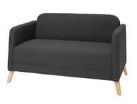 Sofa 2-osobowa mini IKEA LINANÄS - ciemnoszary