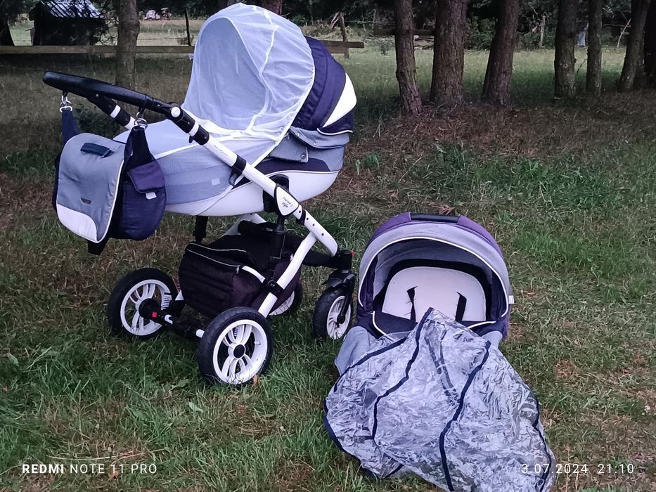 PilnieZależy mi na pilnej sprzedaży zadbany wózek Adamex 3 w 1 adapter