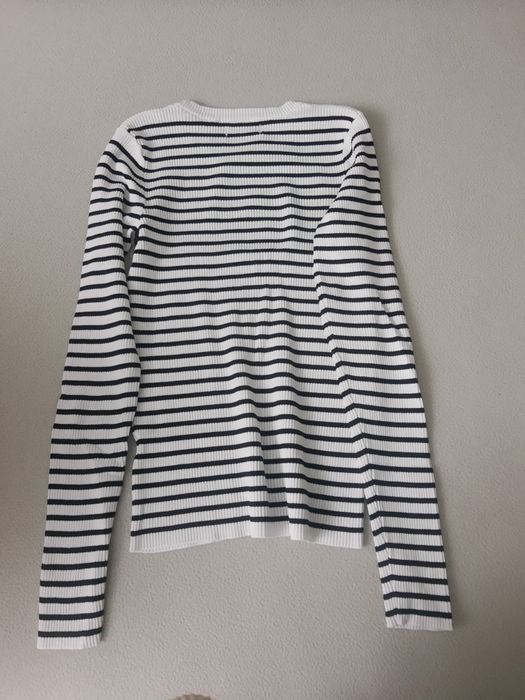 Bluzka, cienki swetar damski w paski M