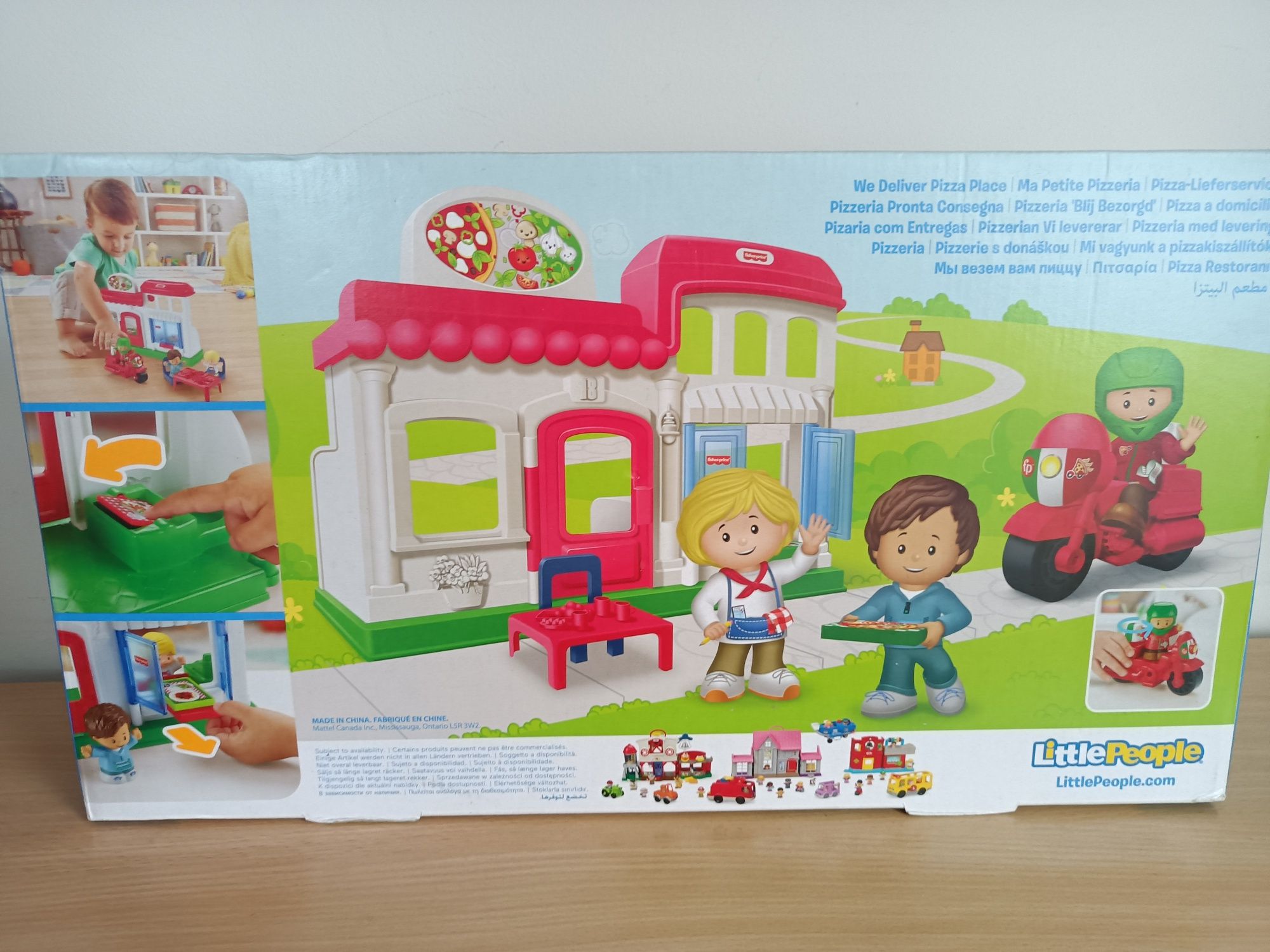 Figurki Mattel Fisher Price Little people Pizzeria