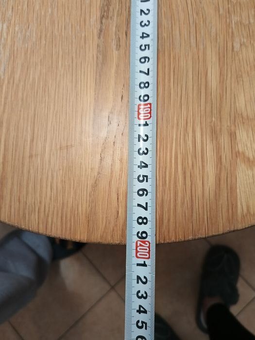 Ciężki Dębowy Stół 200/108cm