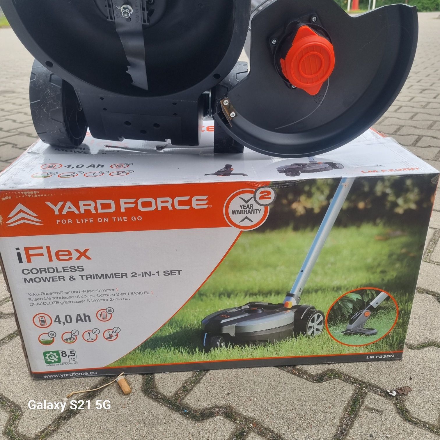 Kosiarko-podkaszarka YARD FORCE 2-IN-1 SET