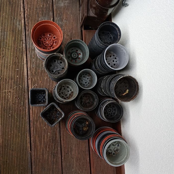 Doniczki produkcyjne. 230 sztuk za 8 zl
