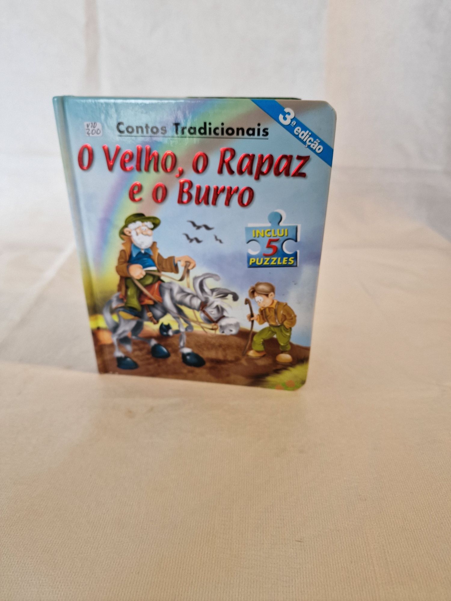 Livro o Velho,  o Rapaz e o Burro de Fátima Sobral. NOVO