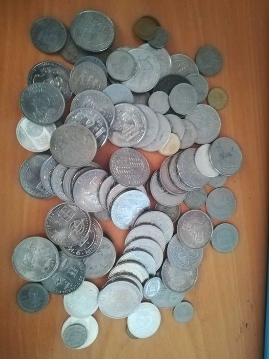 Conjunto moedas antigas (LER DESCRIÇÃO)