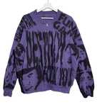 SICK MIND custom bluza bomberka M L graffiti unikat cyberpunk emo goth