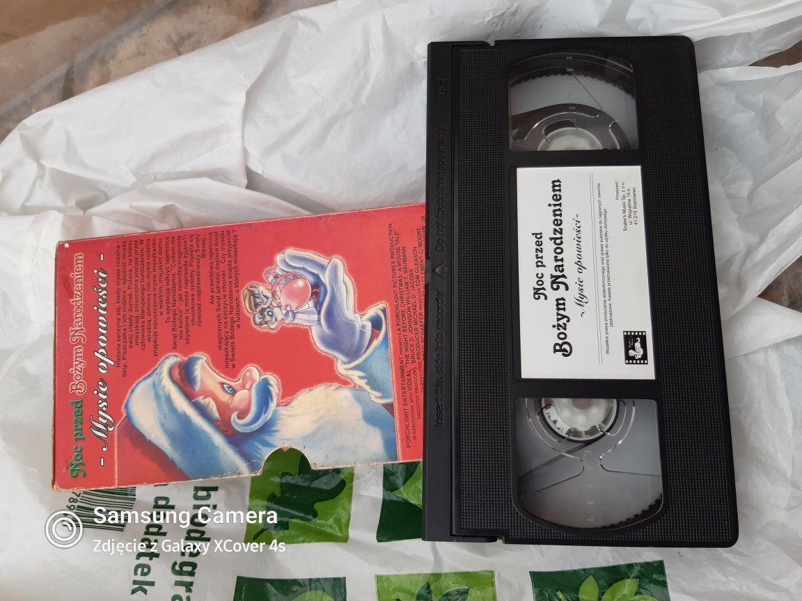 Noc przed Bożym Narodzeniem kaseta vhs magnetowid