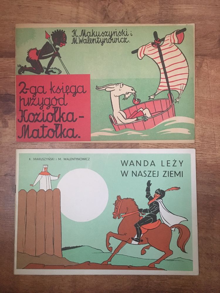 Przygody Koziołka Matołka 77-82r komiksy PRL