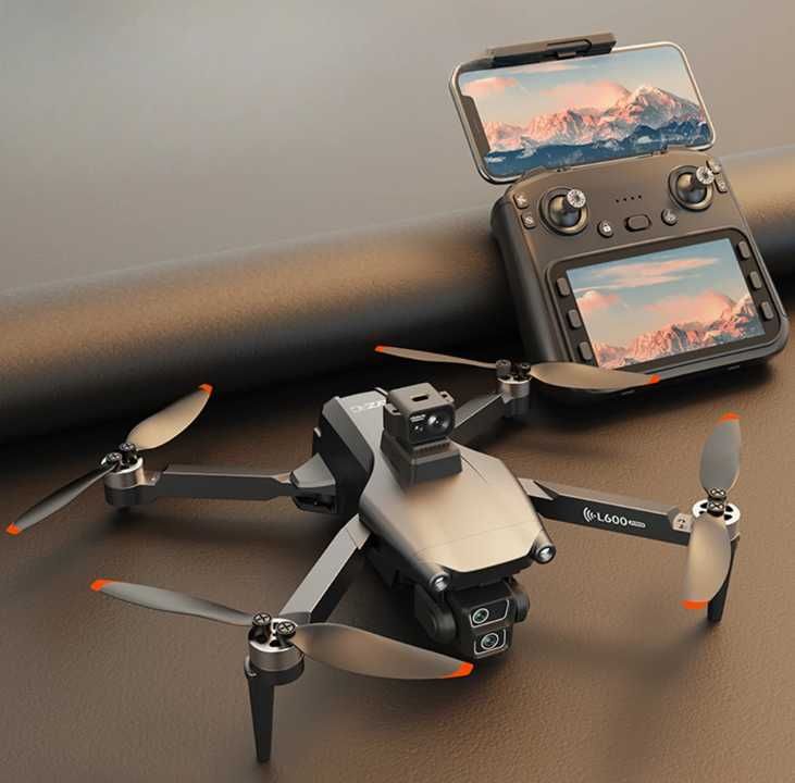 Profesjonalny Dron L600-1 PRO GPS WiFi ekran LCD w pilocie.