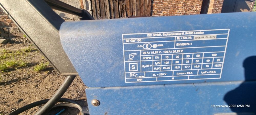 Mig mat einhell bt gw150