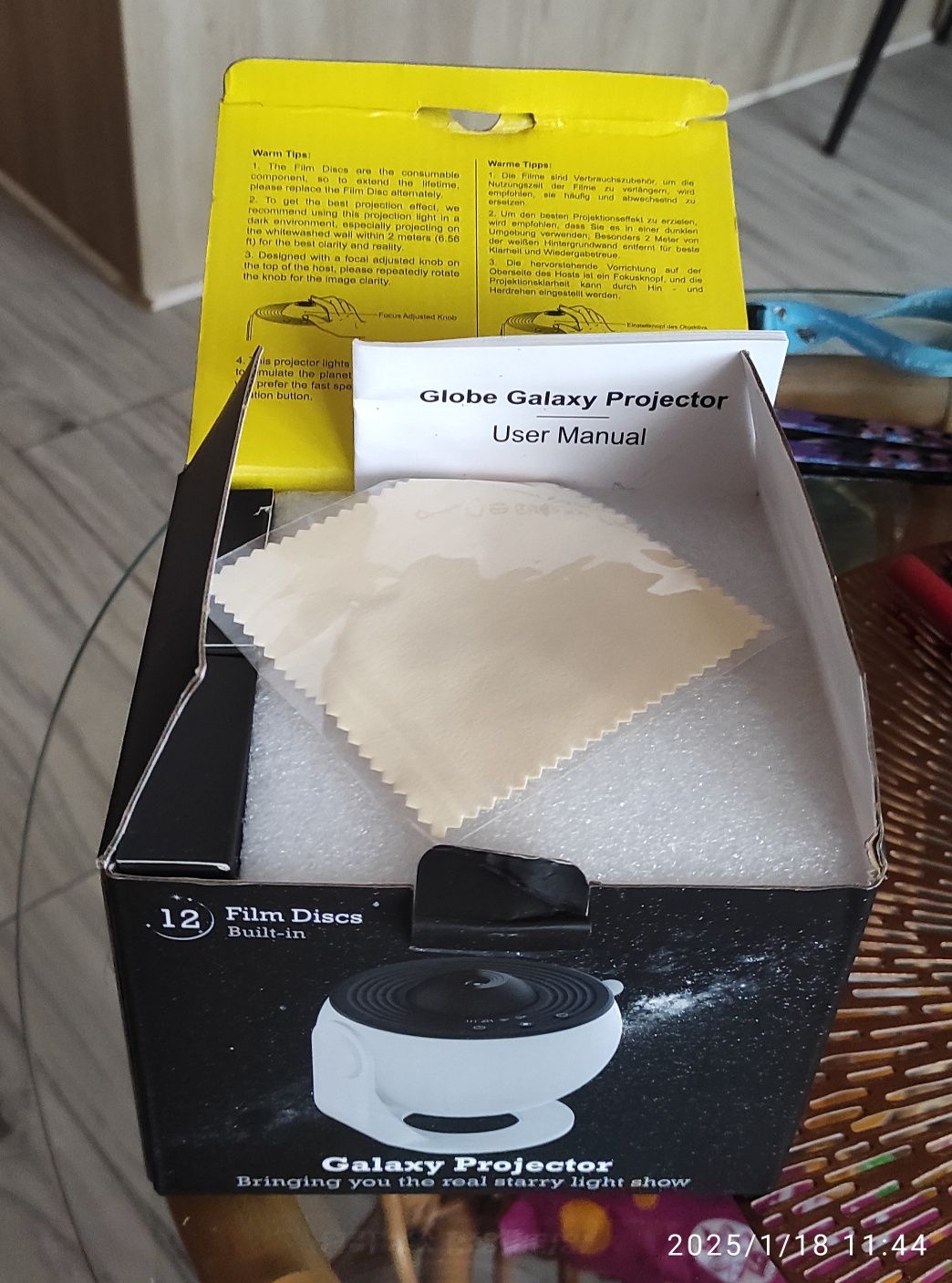 Projektor Gwiazd Rzutnik LED Laserowy Lampka Nocna