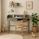 Biurko Ikea Hauga 100x45cm szkolne dla dziecka dzieci regulowane BDB