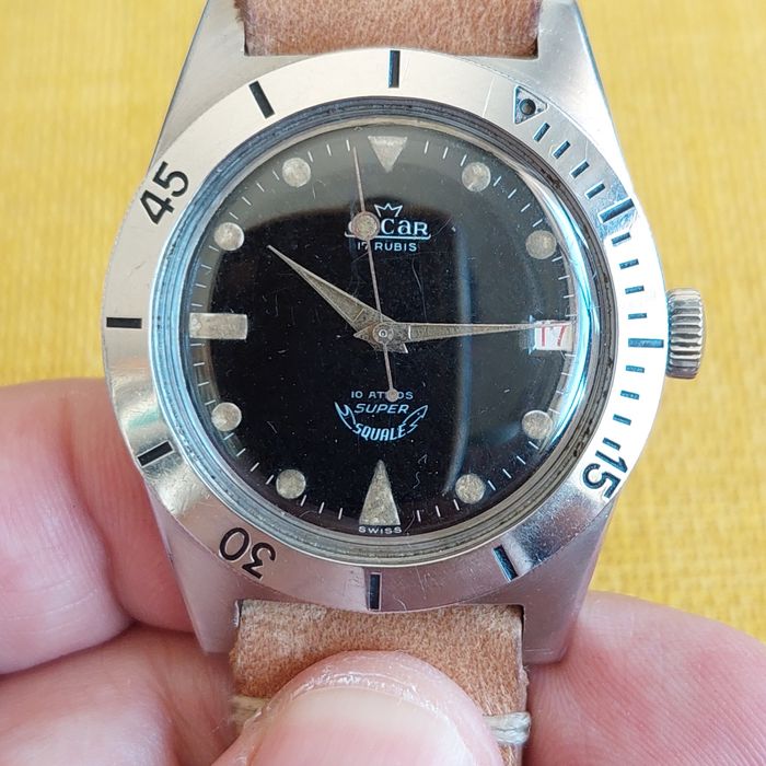 Relogio vintage diver Oscar Squale automatico