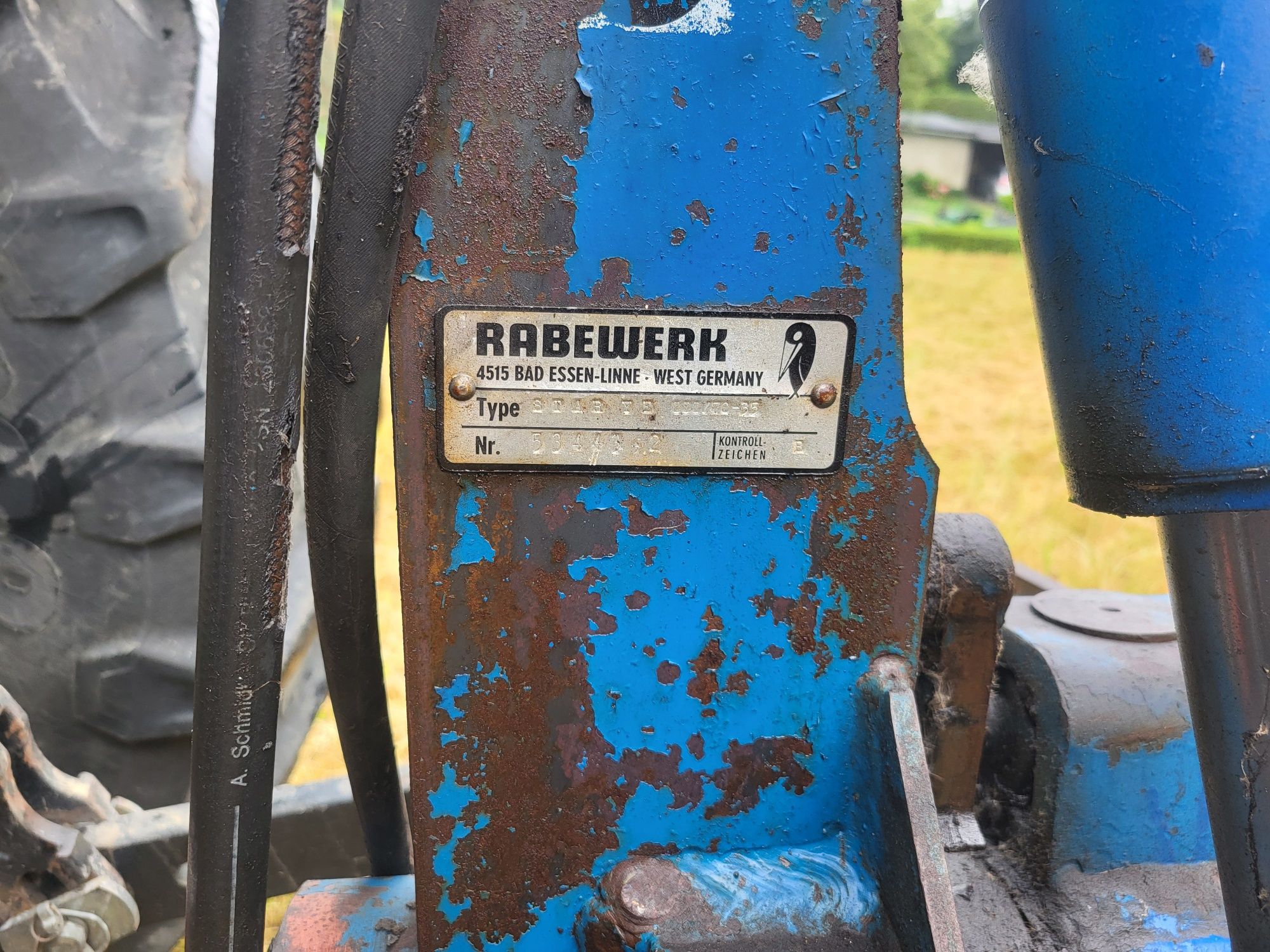 Pług Rabe-werk 3 skibowy obrotowy w ORYGINALE !
