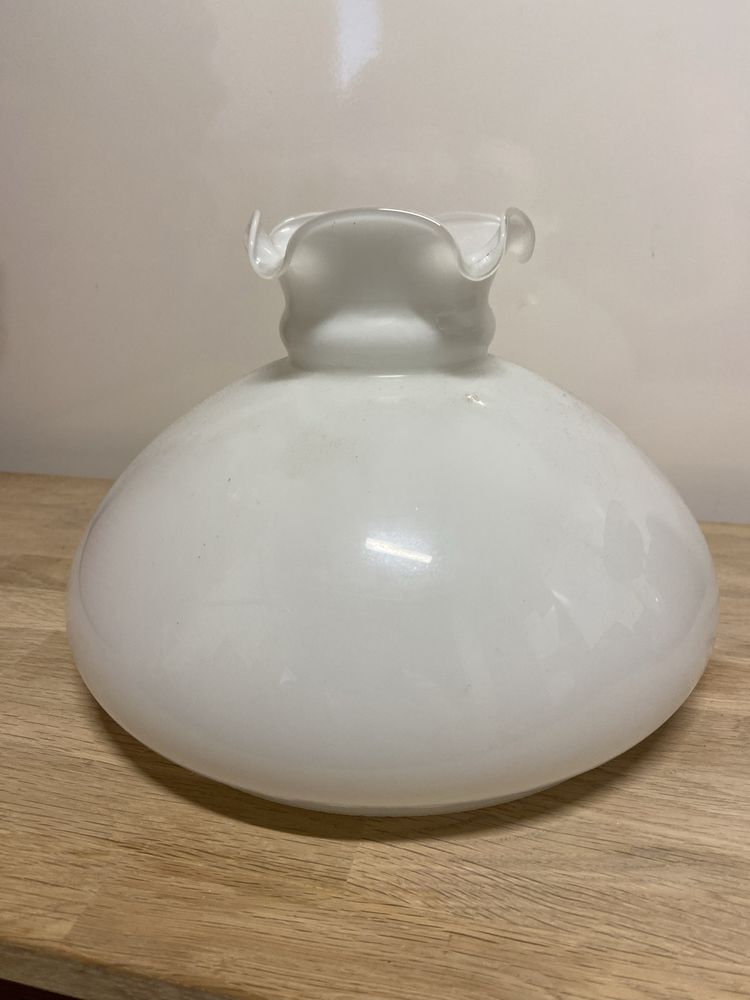 Porcelanowy Klosz do lampy naftowej Majolika