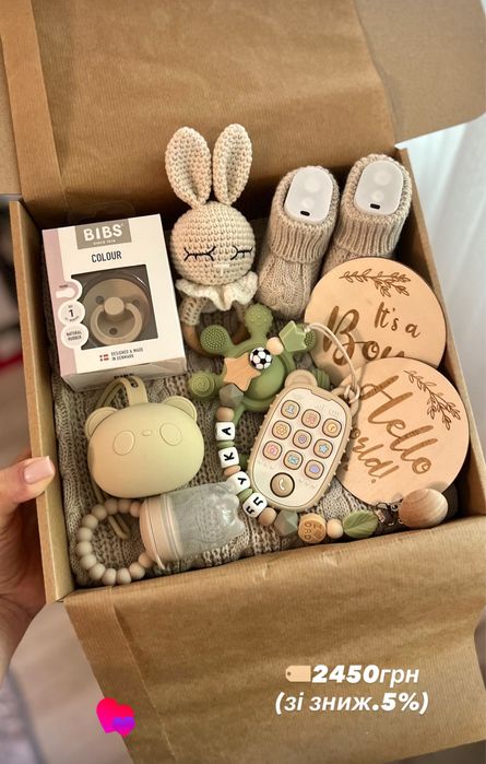 Іменний тримач, Гризунець, Прорізувач, Брязкальце, Пустушки Bibs