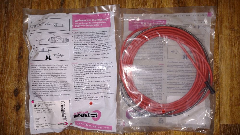 Спіраль (бауден) для напівавтомата (Бінзель)