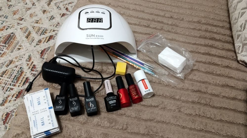 Набір лампа+лаки