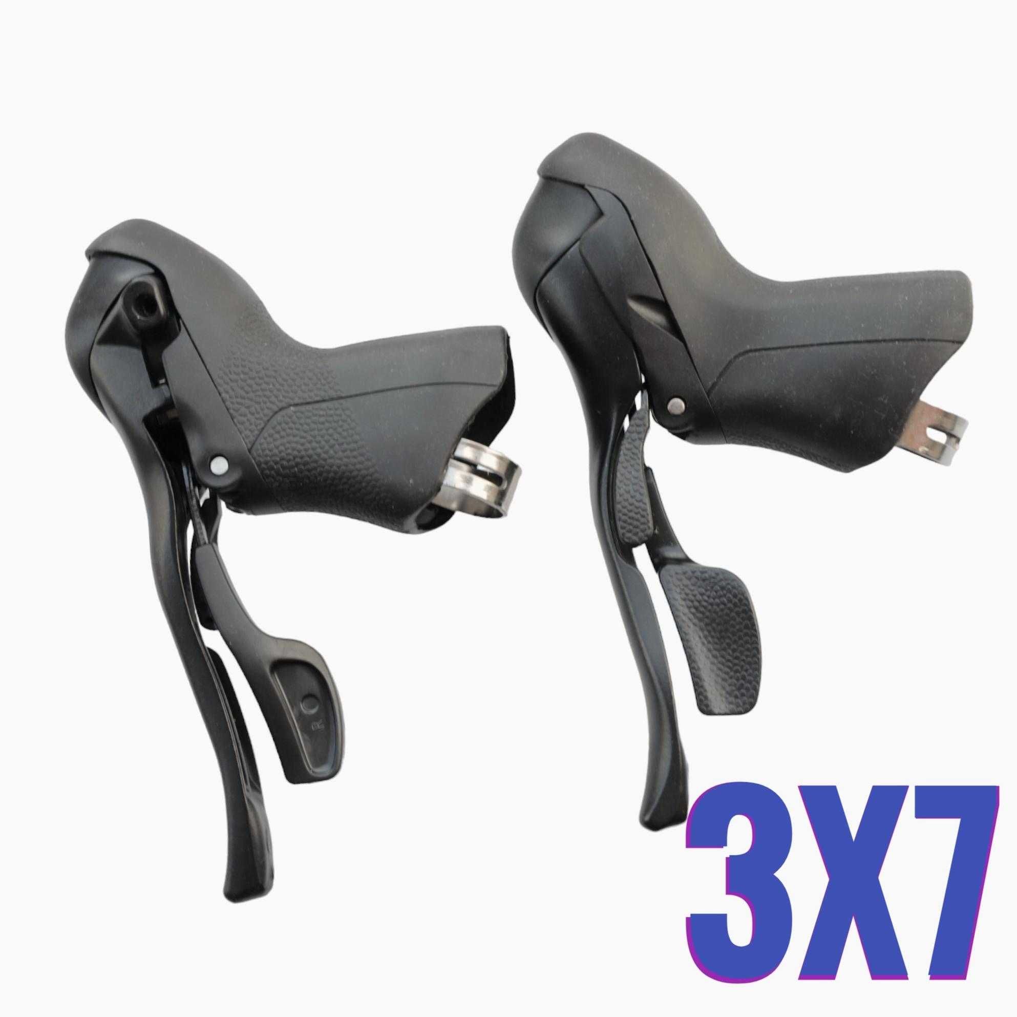Nowe! MICRONEW 3x7 klamkomanetki manetki klamki szosowe microshift