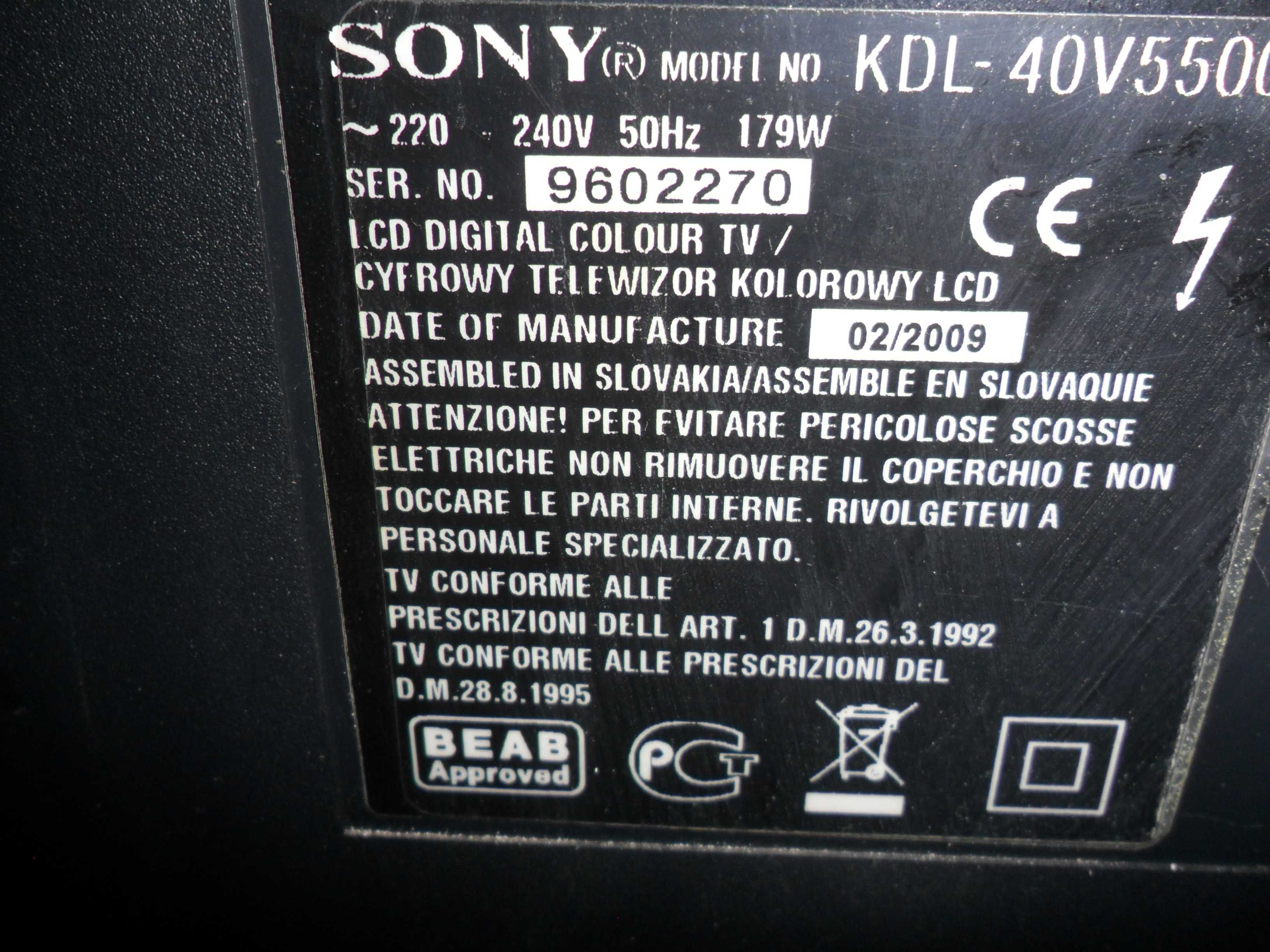 Telewizor Sony tanio sprzedam