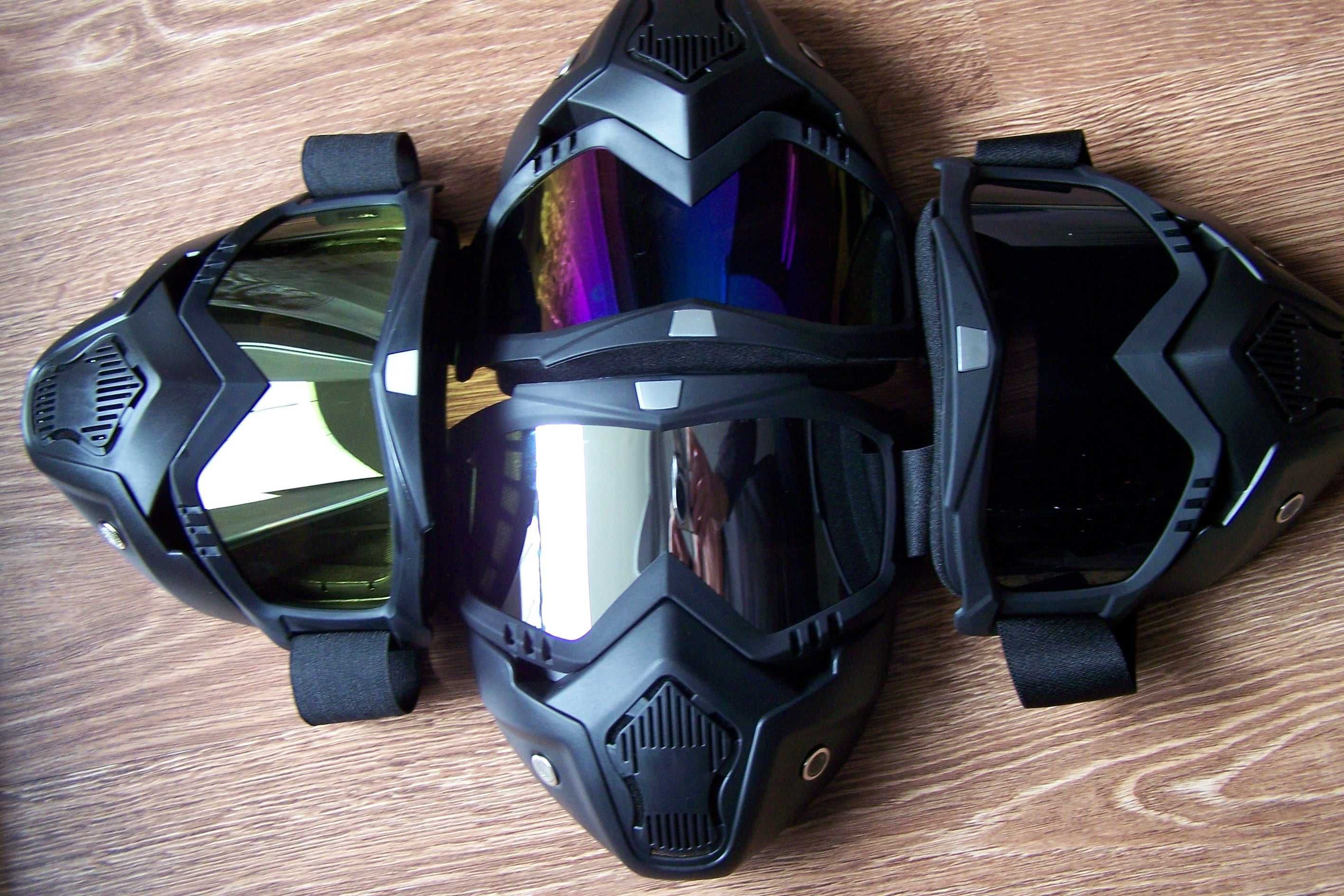 Maska ochronna twarzy motocross, gry terenowe air soft